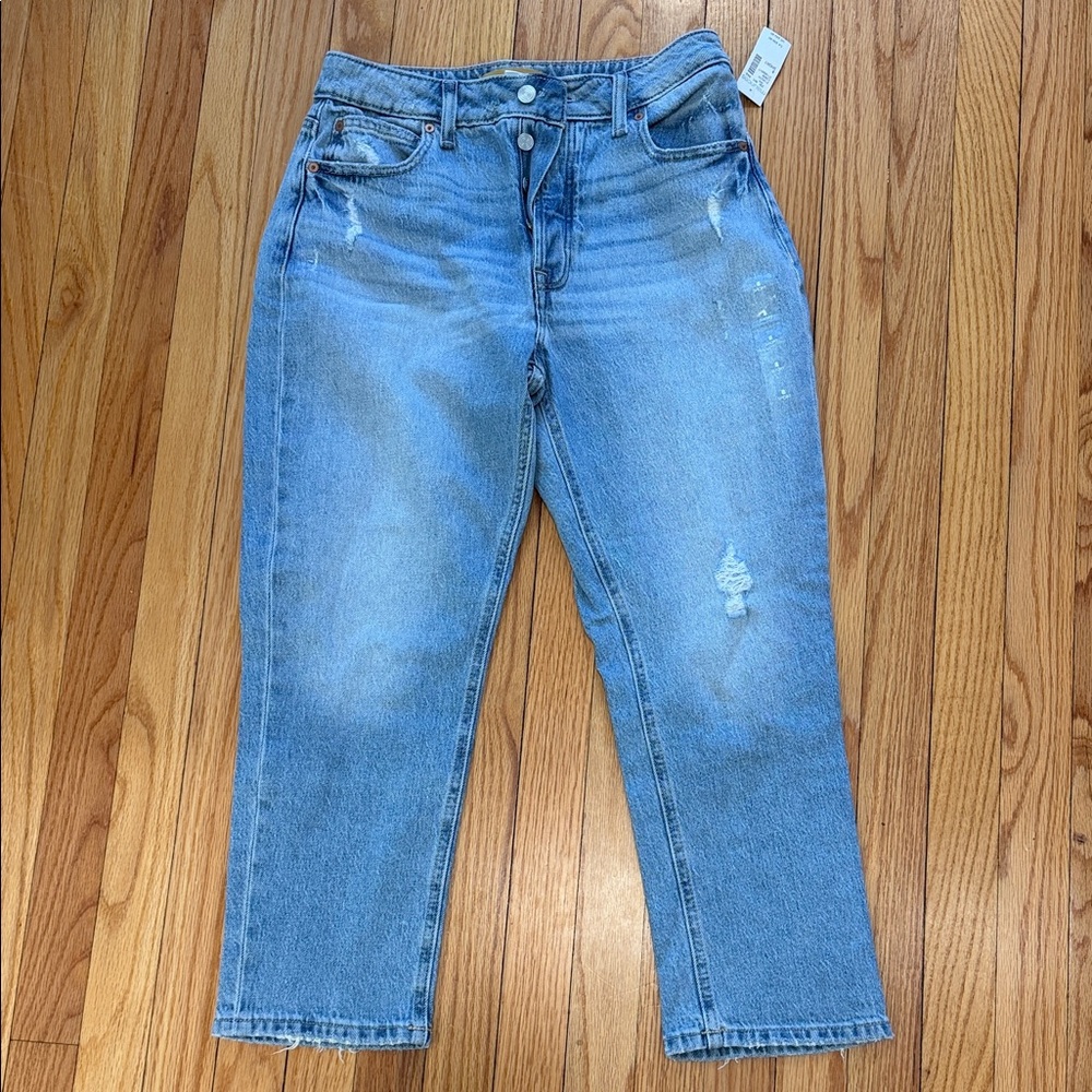 Blue Distressed Jeans